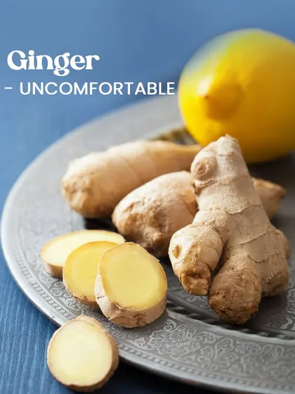 When you're feeling discomfort or unease in your stomach, ginger is a simple and effective remedy. It aids digestion, reduces bloating, and provides a sense of comfort, making it a staple in Ayurvedic home remedies.