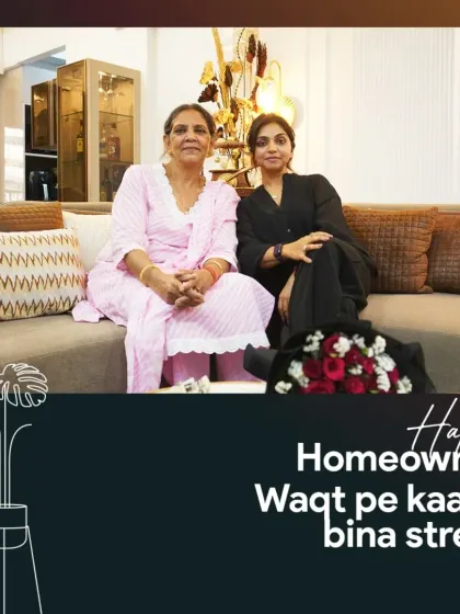 A happy homeowner is our biggest achievement. This photo captures the joy of a project completed on time and without stress, reflecting our core promise to every client.