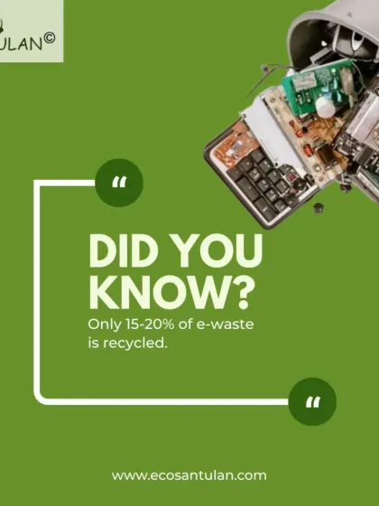 Did you know only 15-20% of e-waste is recycled? This alarming statistic shows how much work we have to do to manage our electronic waste properly.
