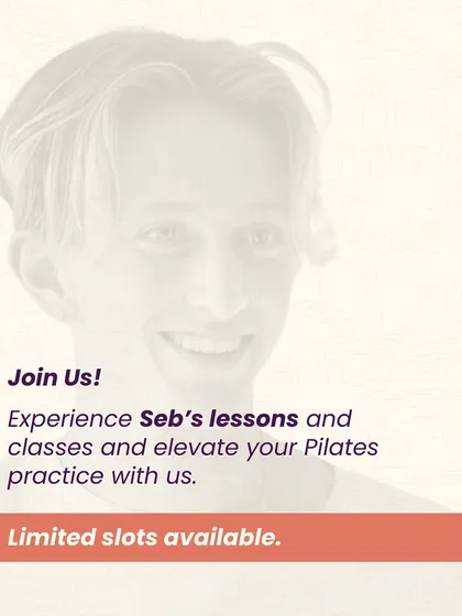 Join us to experience Seb's lessons and classes. Limited slots are available, so reserve yours to elevate your practice.