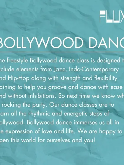 Our freestyle Bollywood dance class is designed to help you groove without inhibitions, blending elements from Jazz, Indo-Contemporary, and Hip-Hop.