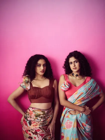 A group shot from the same campaign, showcasing coordinated natural makeup and hair looks that enhance each model's individual features while maintaining a consistent aesthetic.
