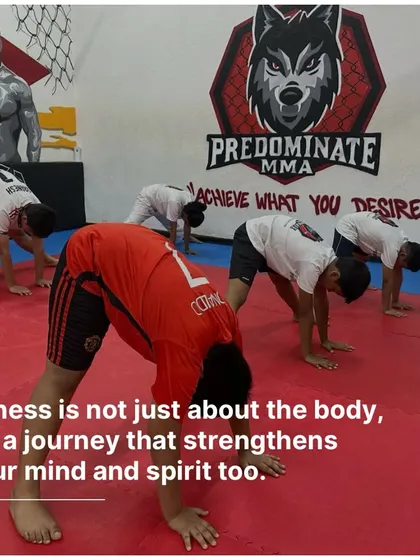 Fitness is not just about the body; it's a journey that strengthens your mind and spirit too. We end our kids' workouts with focused stretching.