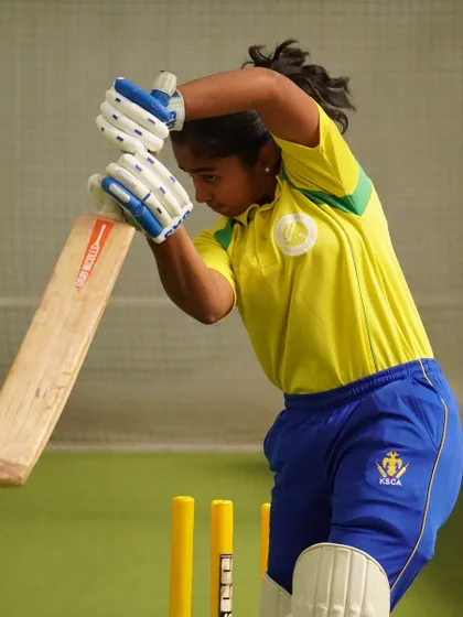 The perfect form. Another shot of Mithila during her early training days at our academy, showcasing the dedication that led to her success.