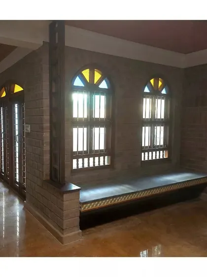 Another view of the room with the window seat.