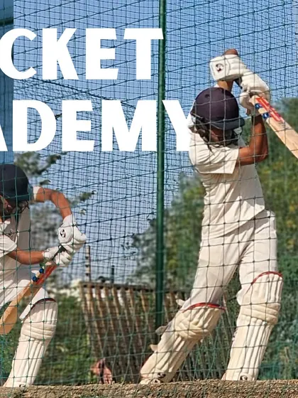 This collage captures the focus and determination of our young batsmen during a net session. We are now accepting new admissions for all our programs.