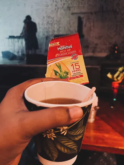 The reality of live gigs: sometimes you just need a hot cup of "kadha" to get through the show. This is an honest, behind-the-scenes look at the unglamorous side of performing.