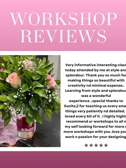 "Very informative interesting class... I highly recommend your workshops." I am so thankful for this detailed and kind review, and I'm thrilled she loved every bit of the session.
