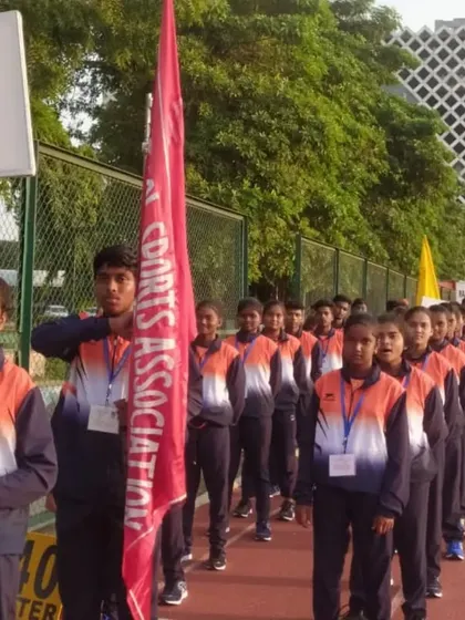 Team Odisha marches proudly at the National School Games. We are thrilled to see our academy's athletes representing their state at the national level.