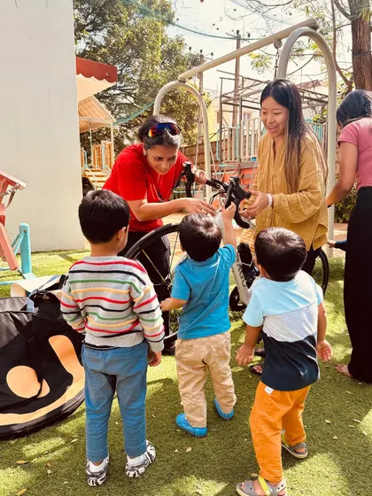 Our Playmakers join in the exploration, guiding the children's curiosity and helping them make connections. Learning is a collaborative process between the children, our team, and our wonderful parent community.