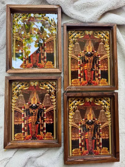 A collection of the dual-sided spiritual frames, a heartfelt tribute to beloved teachers.