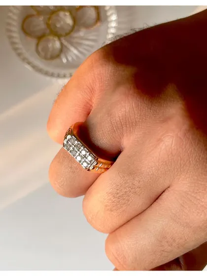 My statement men's jewelry is designed for those moments that demand a touch of the extraordinary. This bold diamond ring is a perfect example.