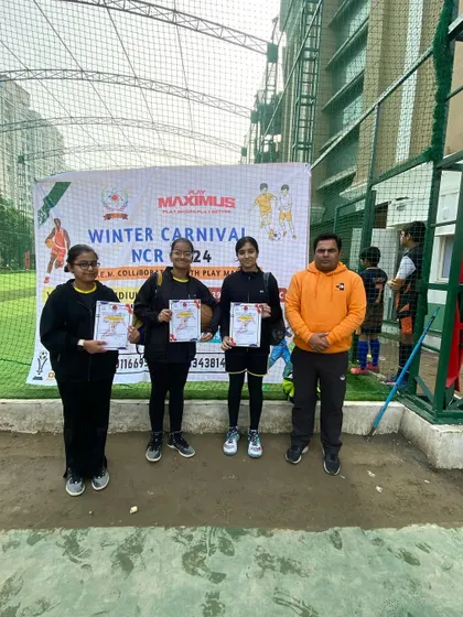 Our girls team with their certificates of achievement at the Winter Carnival NCR 2024. Every tournament is a valuable learning experience.