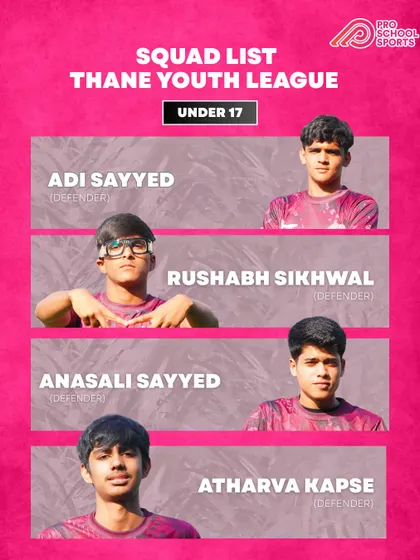 Introducing more of our solid defenders from the Under-17 Thane Youth League team.