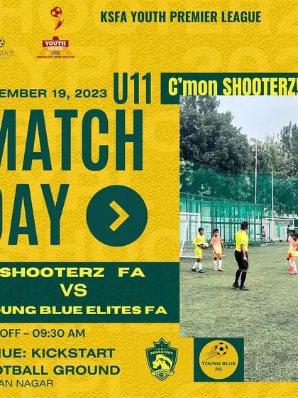 A collage of our official Match Day announcements for the KSFA Youth Premier League. We ensure our players, parents, and supporters are always informed about upcoming fixtures for all age groups.