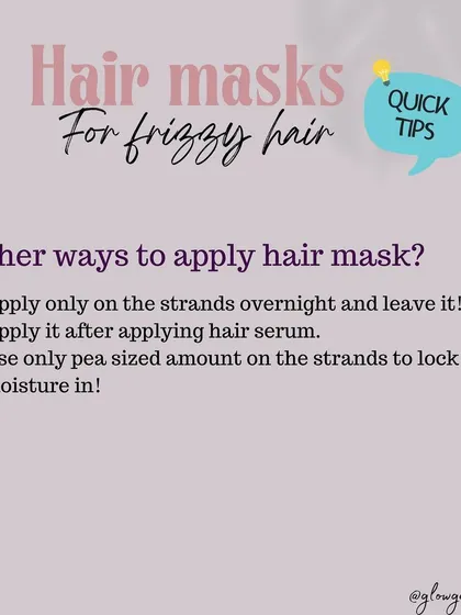 Here are some alternative ways to use a hair mask. You can apply it to the strands and leave it in overnight, or use a pea-sized amount on dry hair to lock in moisture and tame flyaways.