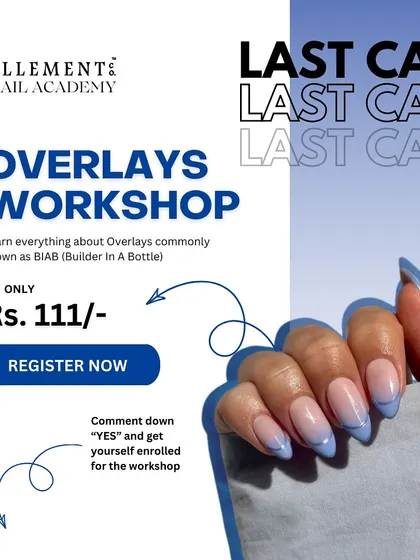 Last call for our Overlays Workshop at only Rs. 111. Comment "YES" to get yourself enrolled before we are fully booked.
