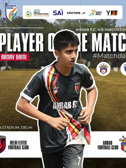 "Jis din khela wohi BAAWE!" Arnav Saini named Player of the Match after scoring a crucial goal and defending like an Elite.