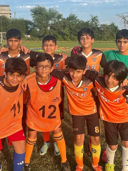 The U11 team together, building camaraderie and gaining important match experience.