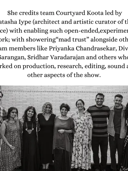 The incredible team behind the "Many Moons" production. We believe in collaboration and provide the "mad trust" and support needed for artists to bring their experimental work to life.