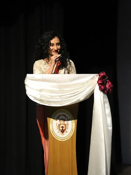 A full-circle moment. Speaking as the chief guest at the graduation ceremony of my alma mater, Mount Carmel College, where I once studied Food Science & Nutrition.