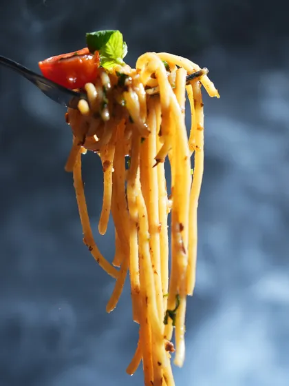 Every forkful of my Aglio Olio is a moment of comfort. The steam rising from the hot pasta promises a delicious and heartwarming experience.