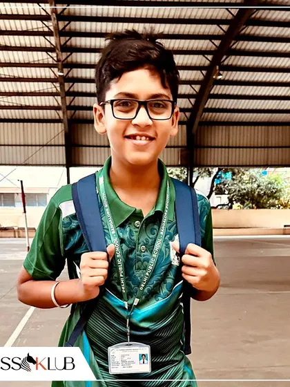 Our student Ahaan Pathak, ready for his inter-school chess tournament at DPS Bengaluru, where his team achieved a runner-up position.