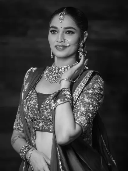A classic black and white portrait that feels both modern and timeless.