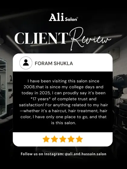 A review from a client of 17 years. This kind of long-term trust is the biggest compliment I can receive and is a testament to the consistent quality and satisfaction I provide.