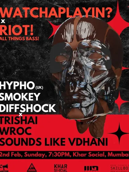 Announcement for an Ableton Live set where I played strictly underground bass music alongside the legendary Hypho.