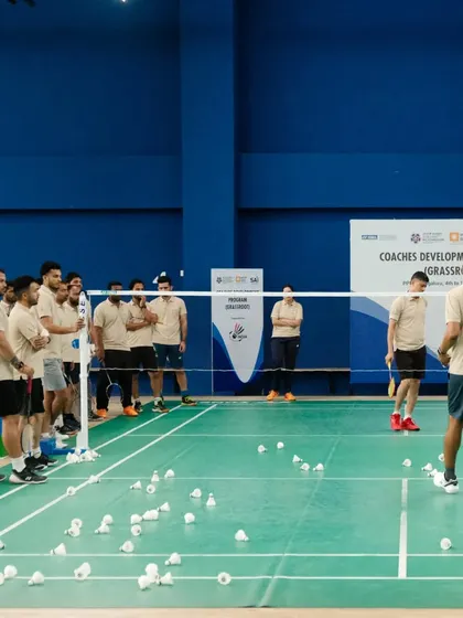 Observing a multi-shuttle drill demonstration. It's a great opportunity to refine the drills we use at our own academy.