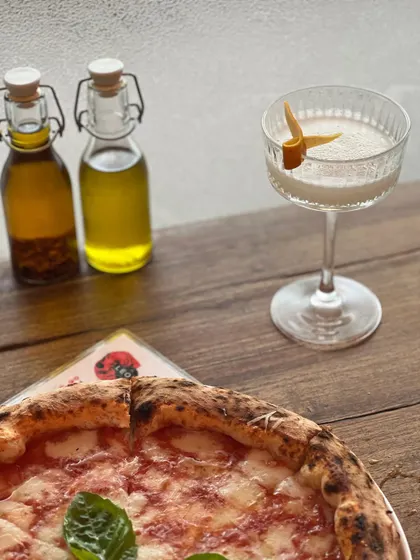A classic Margherita paired with one of our new cocktails. A match made in heaven.