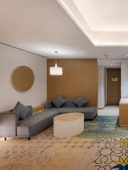 Additional media from the Holiday Inn, Lucknow project. These visuals provide further insight into the design of the lounges, dining areas, guest rooms, and other public spaces, highlighting our commitment to creating a cohesive and culturally resonant hospitality experience.