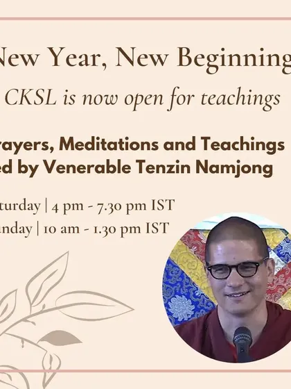 After a long break due to the pandemic, we were overjoyed to reopen our center for in-person teachings with our cherished teacher, Venerable Tenzin Namjong. This marked a new beginning for our community.
