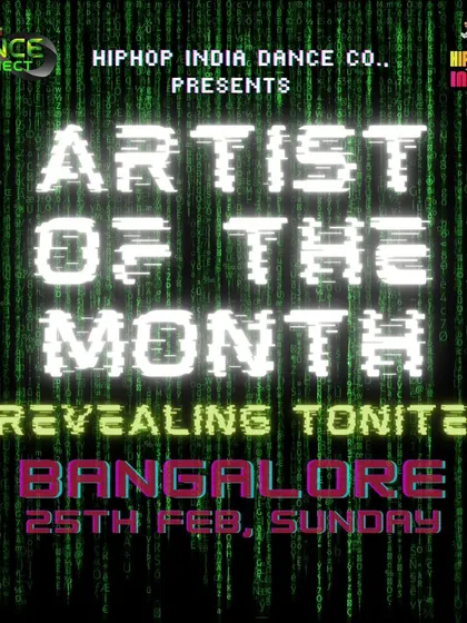 Building hype for our "Artist of the Month" reveal. We love surprising our community with workshops from magical and illusionary dancers.