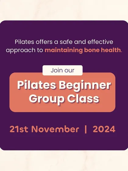 We offer beginner group classes specifically designed to be safe and effective for those managing postmenopausal osteoporosis. Join our next batch to begin your journey to stronger bones and better health.