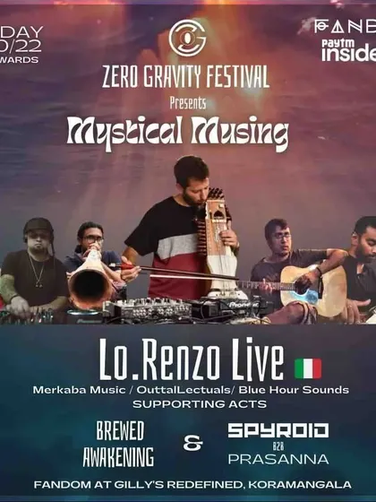 Another version of the festival poster. Performing at events like this allows us to connect with a community that truly appreciates art and music.