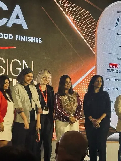 The panelists on stage at the ICA Talk. It was a privilege to share the stage with such inspiring minds from the design industry.