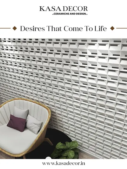 Our versatile partition tiles offer finished elegance on both sides and come in a spectrum of colors. They are perfect for creating functional art that harmonizes with any interior or exterior palette.