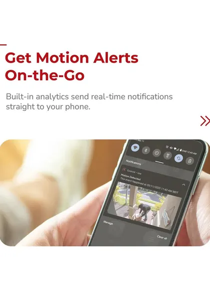 Receive real-time, intelligent motion alerts directly on your smartphone. Our systems are configured to notify you of meaningful events, allowing you to view live footage and take action from anywhere in the world, ensuring you are always connected to your property.