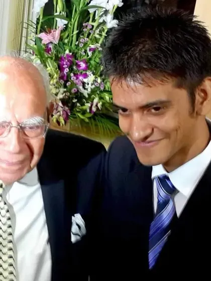 Another treasured moment with the legal titan, Ram Jethmalani Sir, whose career has been an inspiration.
