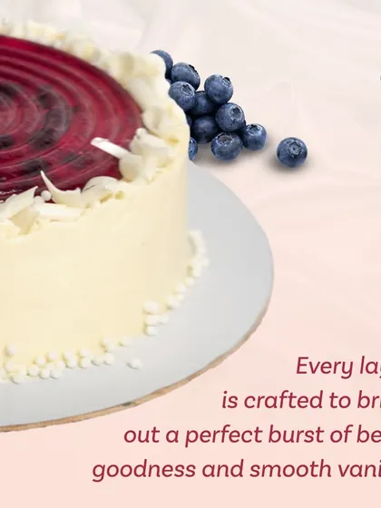 Reason 5: Every layer is crafted to bring out a perfect burst of berry goodness and smooth vanilla.