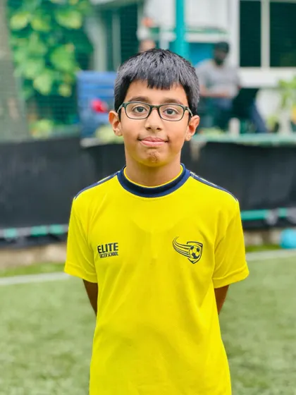 A portrait of a focused player. We are proud of the discipline and dedication our students show.