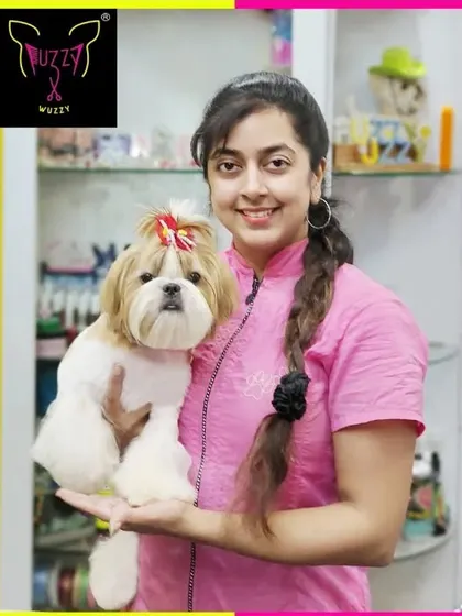 Ruby came in for her summer makeover. This Shih Tzu cut is short, sassy, and perfect for keeping her comfortable and stylish.