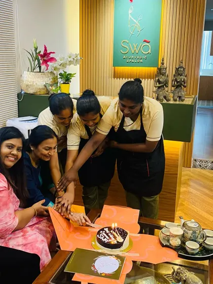 I believe in treating my employees like family. We celebrate our successes together, because their happiness and dedication are what make the Swã experience so special for our clients.