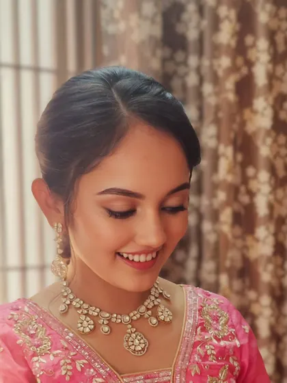 Another beautiful shot of Dhvani, her smile lighting up the photo.