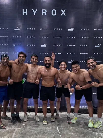 This is the result of teamwork and dedication. My team and I secured a podium finish at the HYROX Mumbai Team Relay. This isn't just about competing; it's about setting a goal, training smart, and proving that combining strength and endurance creates true athletes.