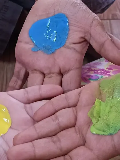 A collection of images from our various science experiments, where children get to be little scientists, exploring concepts like chemical reactions and color theory through hands-on play.