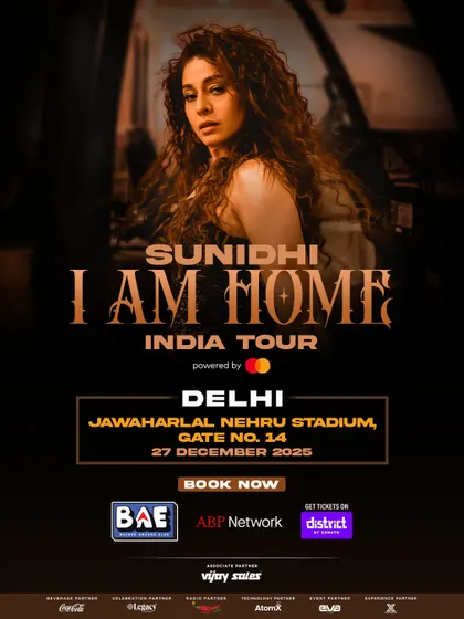 The official poster for the Delhi show, a cornerstone of our promotional materials.