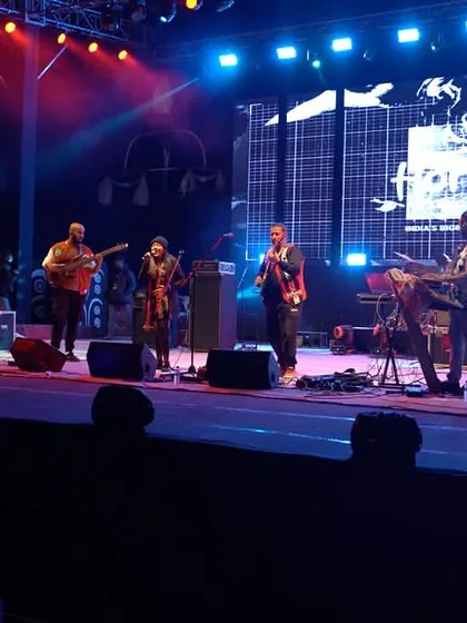 Performing on the massive stage at the Hornbill Music Festival was an incredible experience. This shows our capability to command large festival crowds and deliver a powerful performance on any scale.